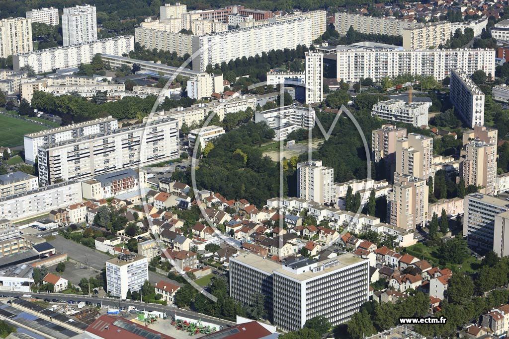 Photo arienne de Bagneux