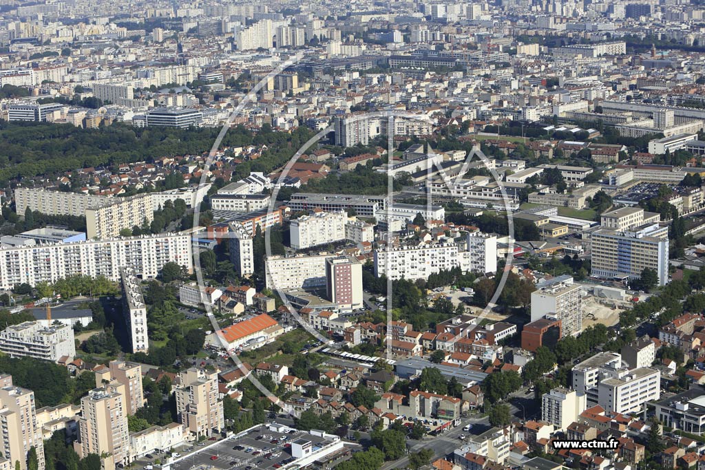 Photo arienne de Bagneux