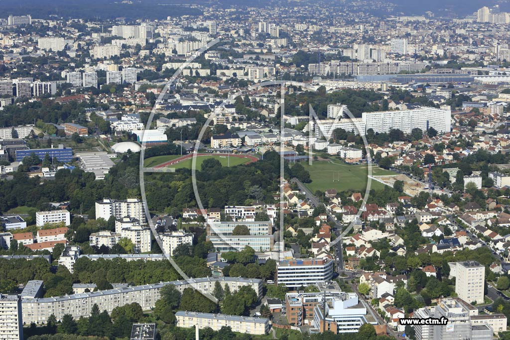 Photo arienne de Bagneux (les Bas Longchamps)
