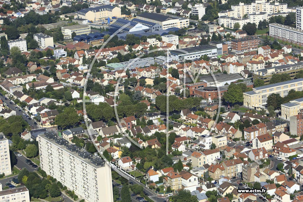Photo arienne de Bagneux (les Bas Longchamps)