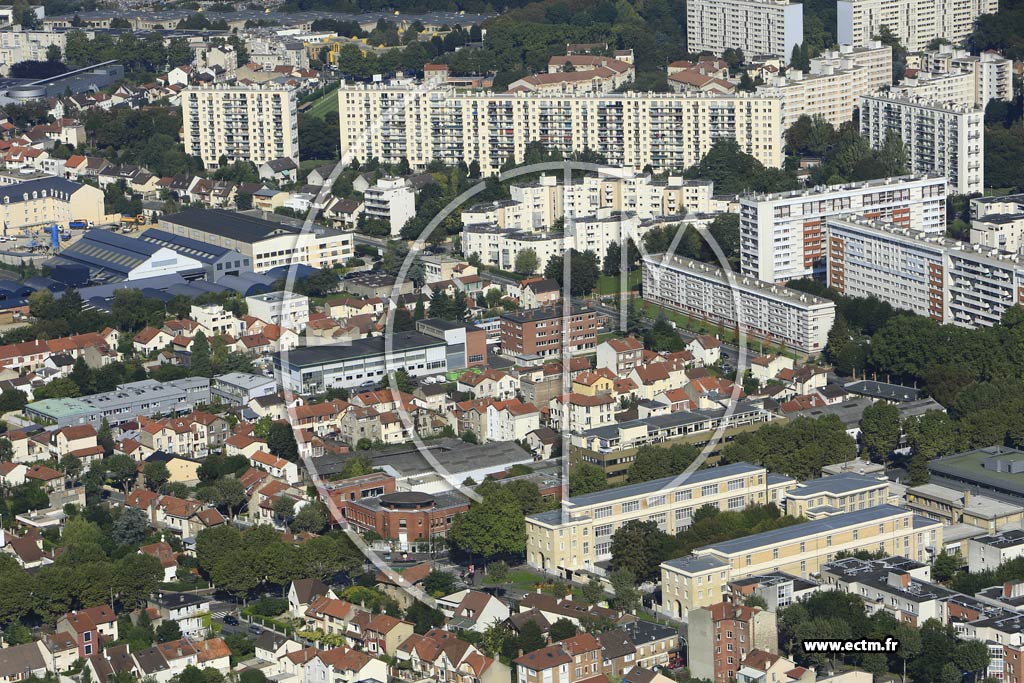 Photo arienne de Bagneux (les Bas Longchamps)