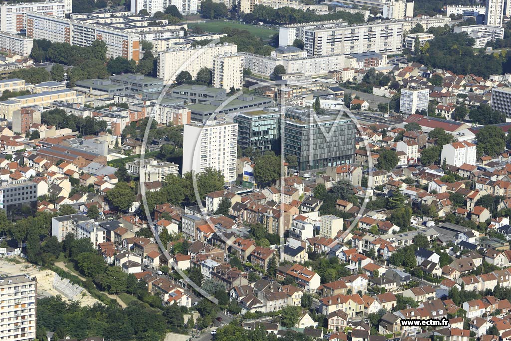 Photo arienne de Bagneux (les Bas Longchamps)