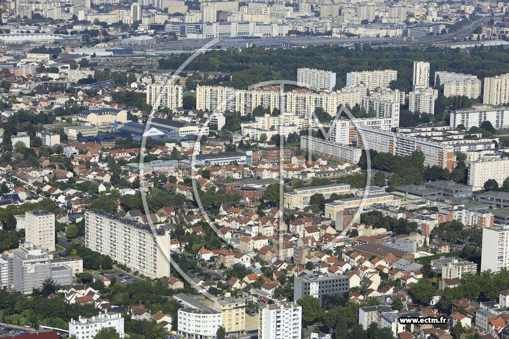 Photo arienne de Bagneux (les Bas Longchamps)