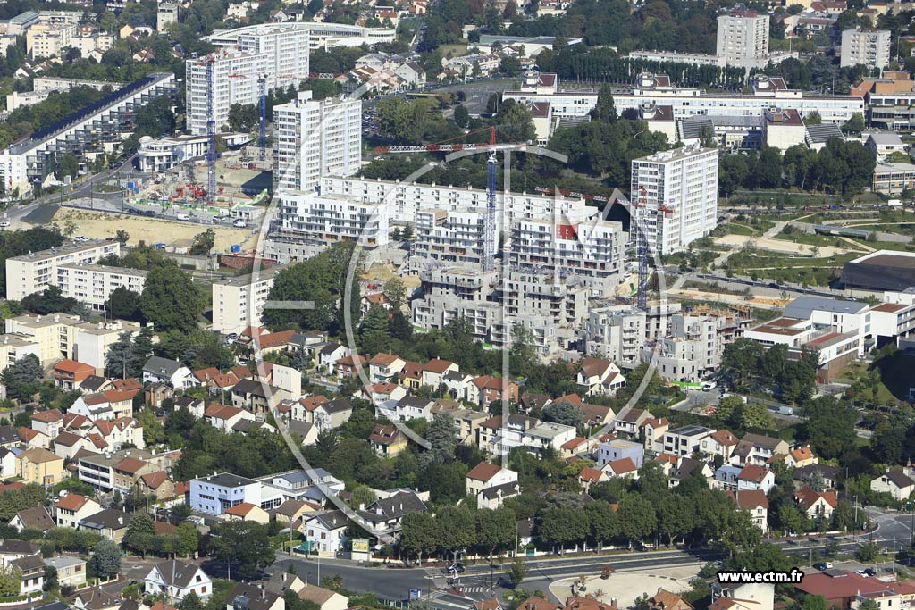 Photo arienne de Bagneux (les Cuverons)