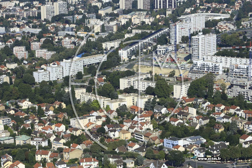 Photo arienne de Bagneux (les Cuverons)