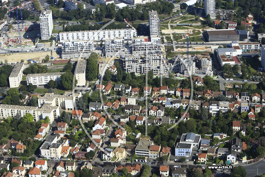 Photo arienne de Bagneux (les Cuverons)
