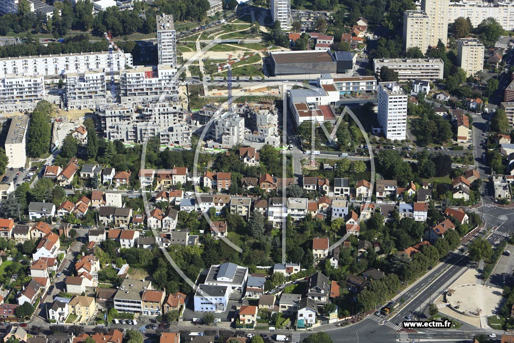 Photo arienne de Bagneux (les Cuverons)