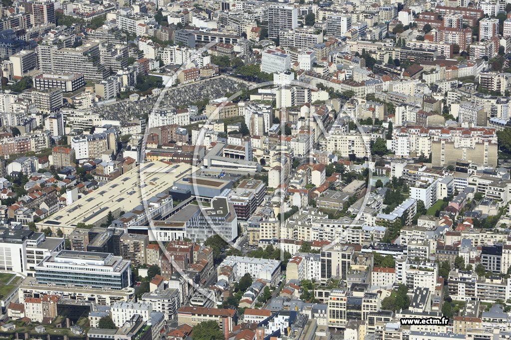 Photo arienne de Boulogne-Billancourt (Centre Ville)