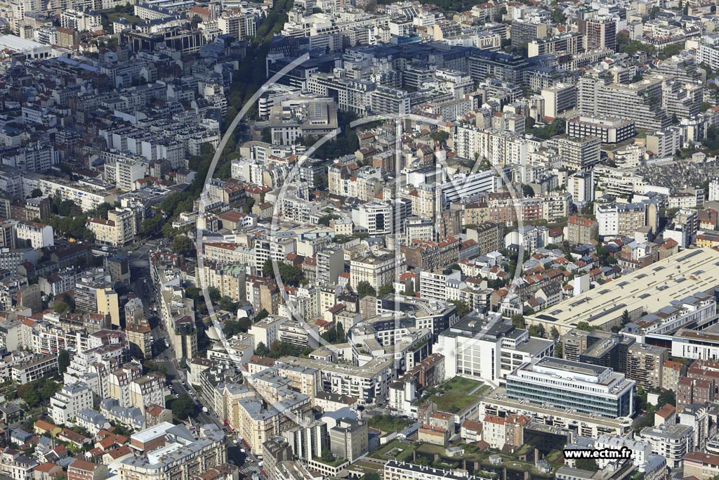 Photo arienne de Boulogne-Billancourt (Centre Ville)