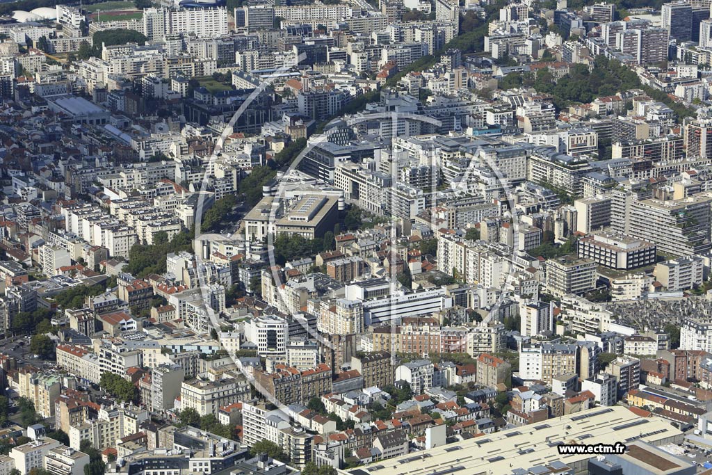 Photo arienne de Boulogne-Billancourt (Centre Ville)
