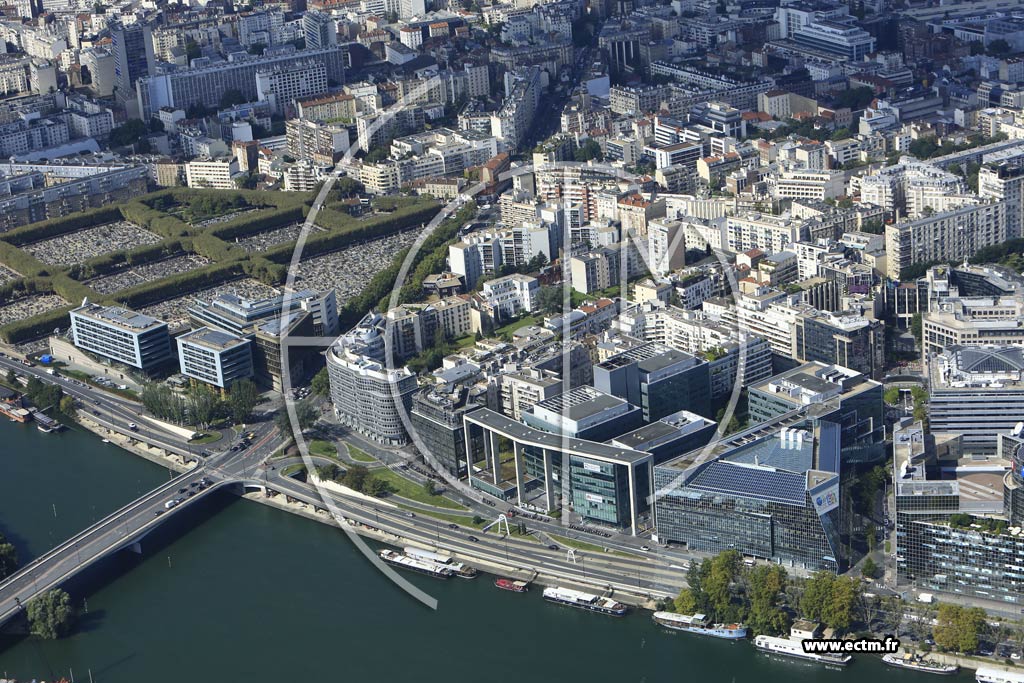 Photo arienne de Boulogne-Billancourt (Rpublique - Point-du-Jour)