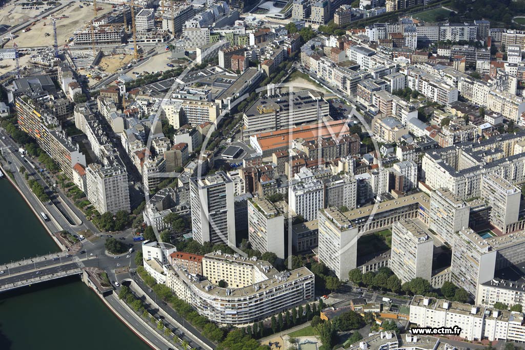 Photo arienne de Boulogne-Billancourt (Rpublique - Point-du-Jour)