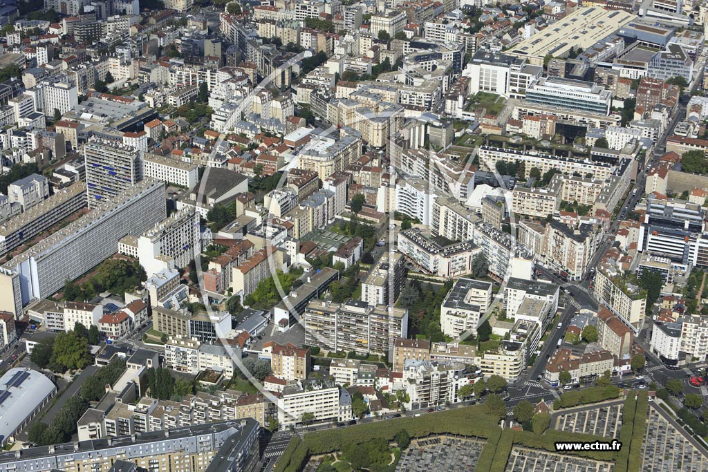 Photo arienne de Boulogne-Billancourt (Rpublique - Point-du-Jour)