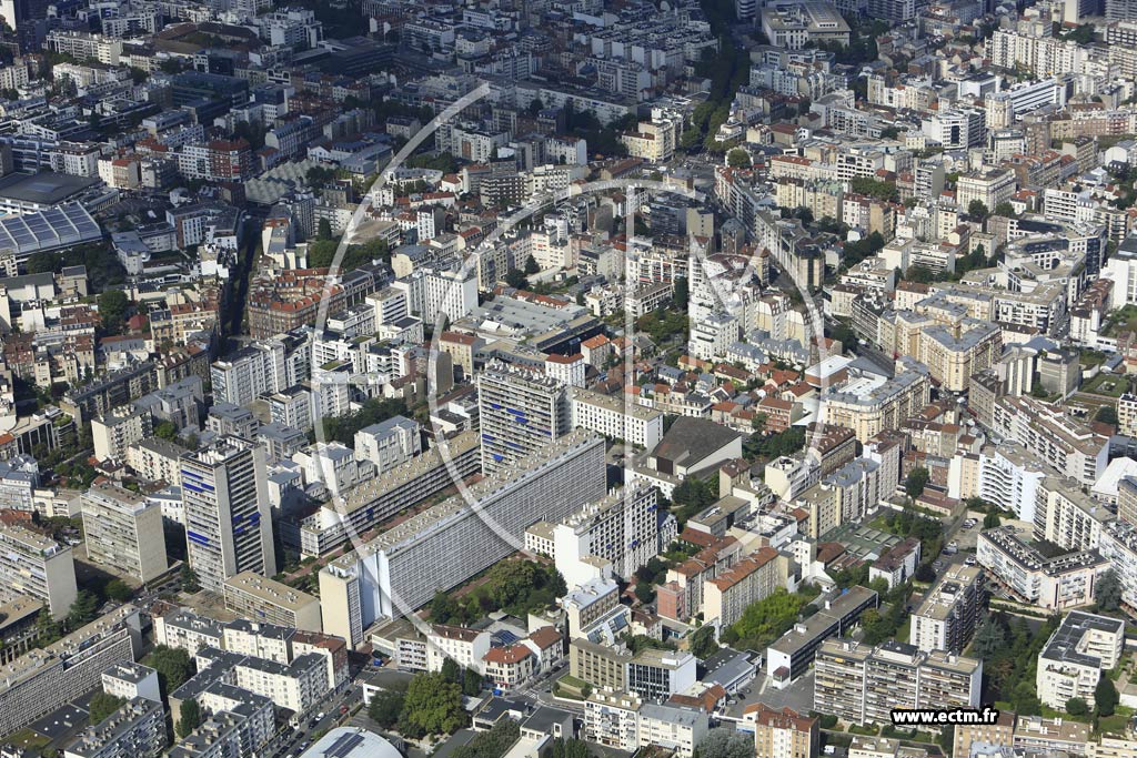 Photo arienne de Boulogne-Billancourt (Rpublique - Point-du-Jour)