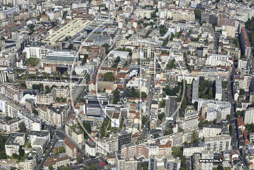 Photo arienne de Boulogne-Billancourt (Rpublique - Point-du-Jour)