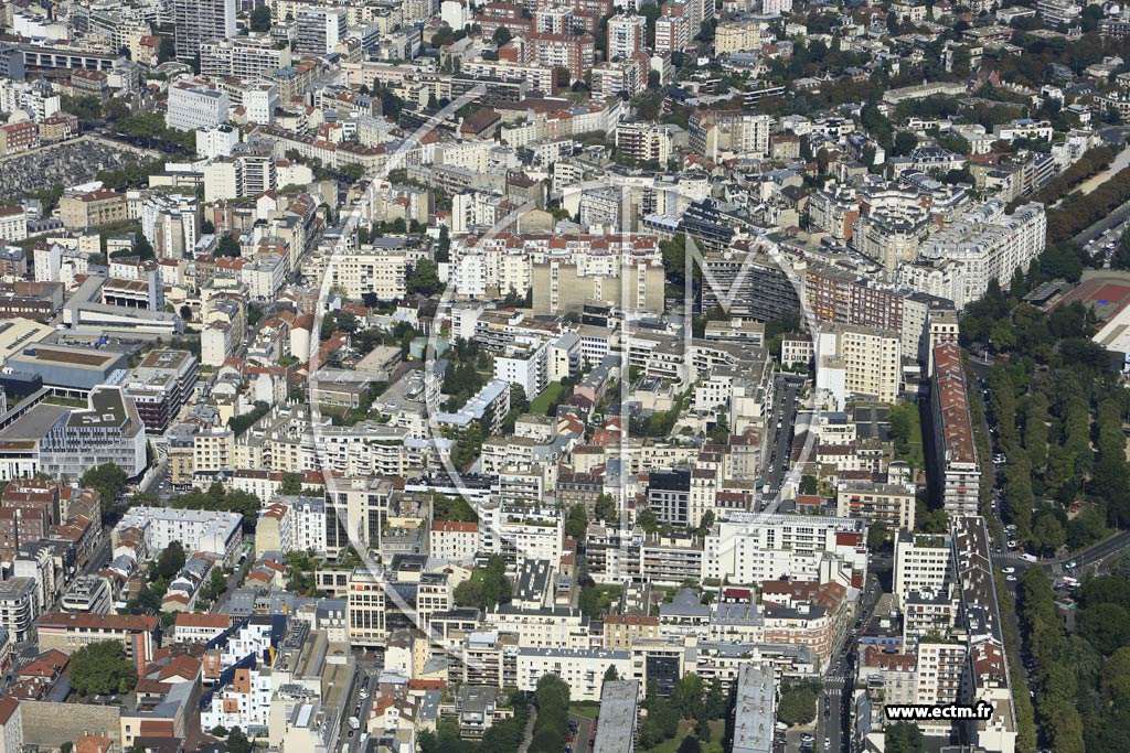 Photo arienne de Boulogne-Billancourt (Rpublique - Point-du-Jour)