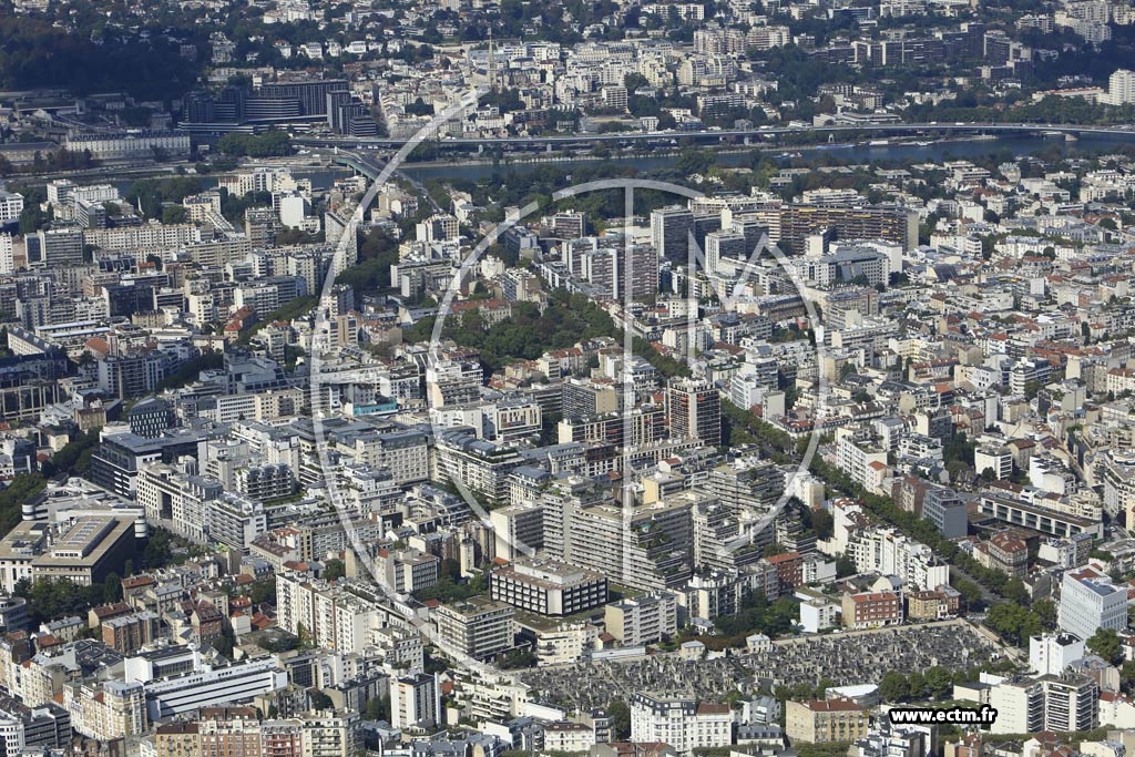 Photo arienne de Boulogne-Billancourt (Silly - Gallieni)