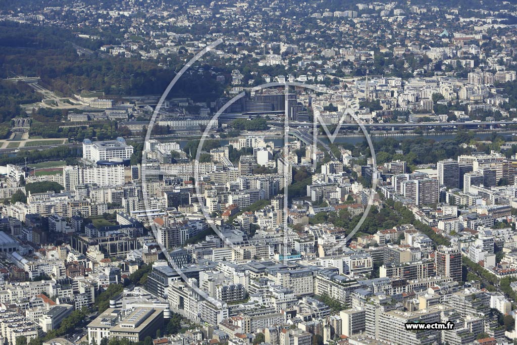Photo arienne de Boulogne-Billancourt (Silly - Gallieni)
