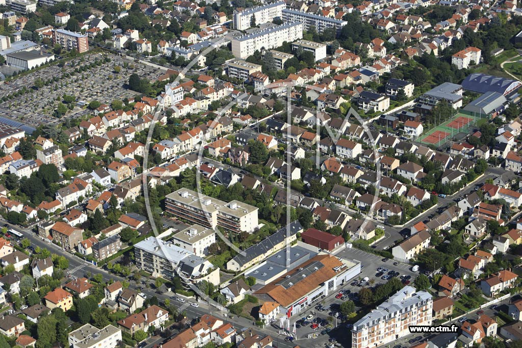 Photo arienne de Bourg-la-Reine (Mirebeau)
