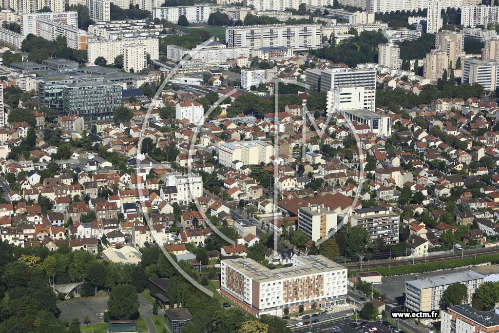 Photo arienne de Cachan (la Grange Ory)
