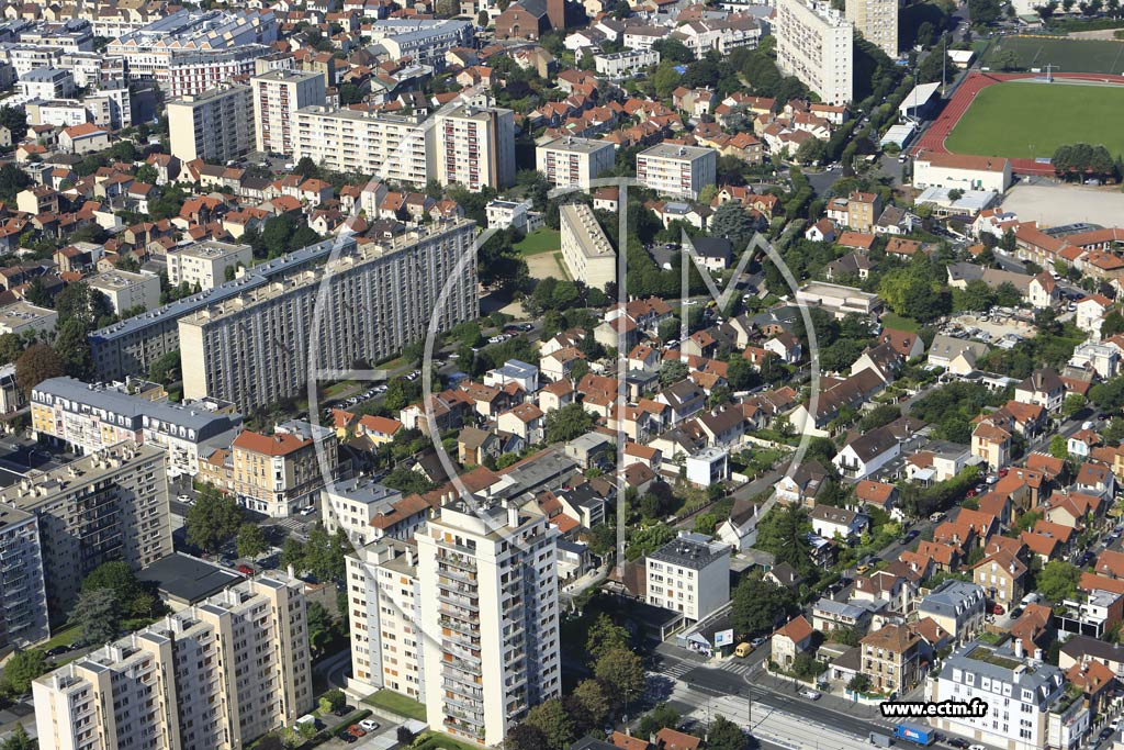 Photo arienne de Chtillon (Berthelot - Avenue de Paris)