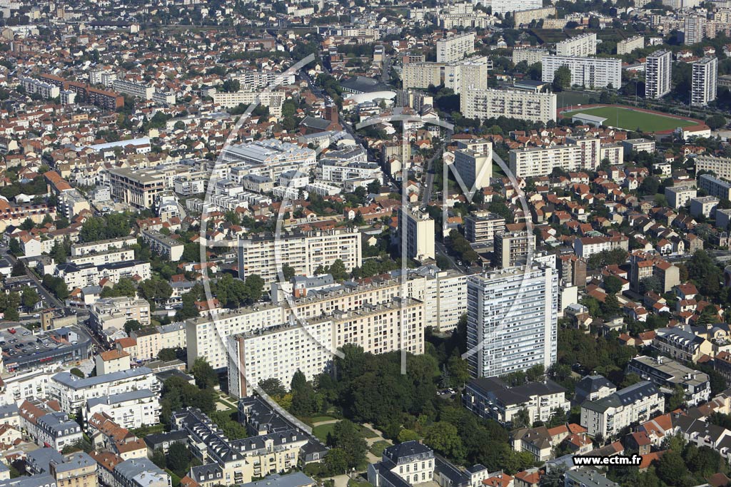 Photo arienne de Chtillon (Centre-ville - Saments)