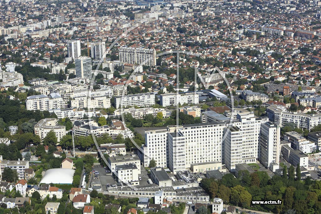 Photo arienne de Chtillon (les Sablons)