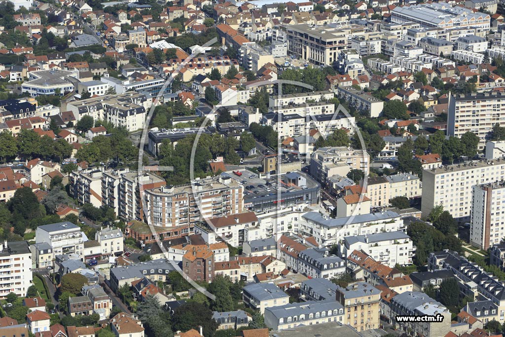 Photo arienne de Chtillon (Vieux Bourg - Malraux)