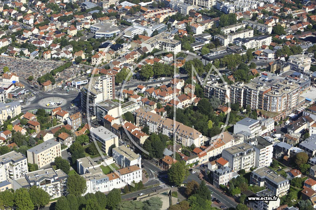 Photo arienne de Chtillon (Vieux Bourg - Malraux)