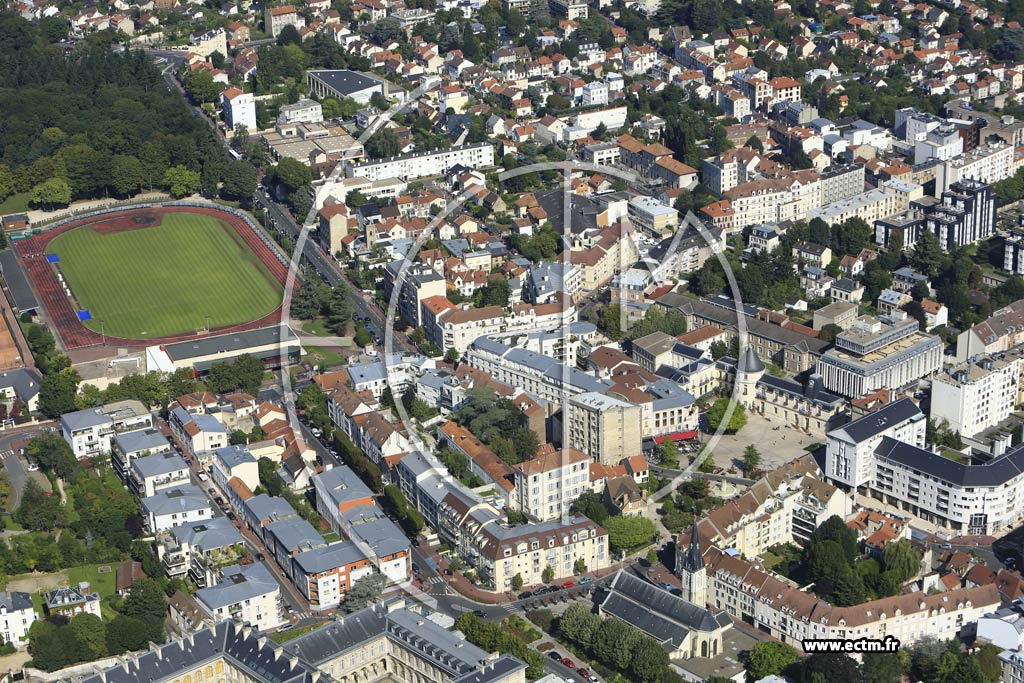 Photo arienne de Clamart (Cit Boigues)