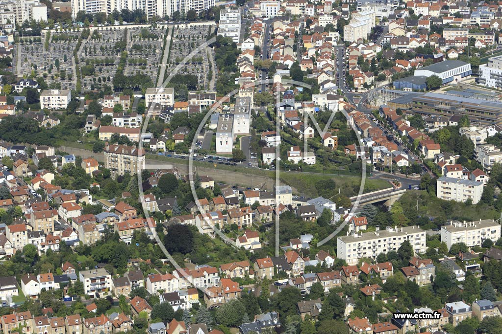 Photo arienne de Clamart (La Fourche)