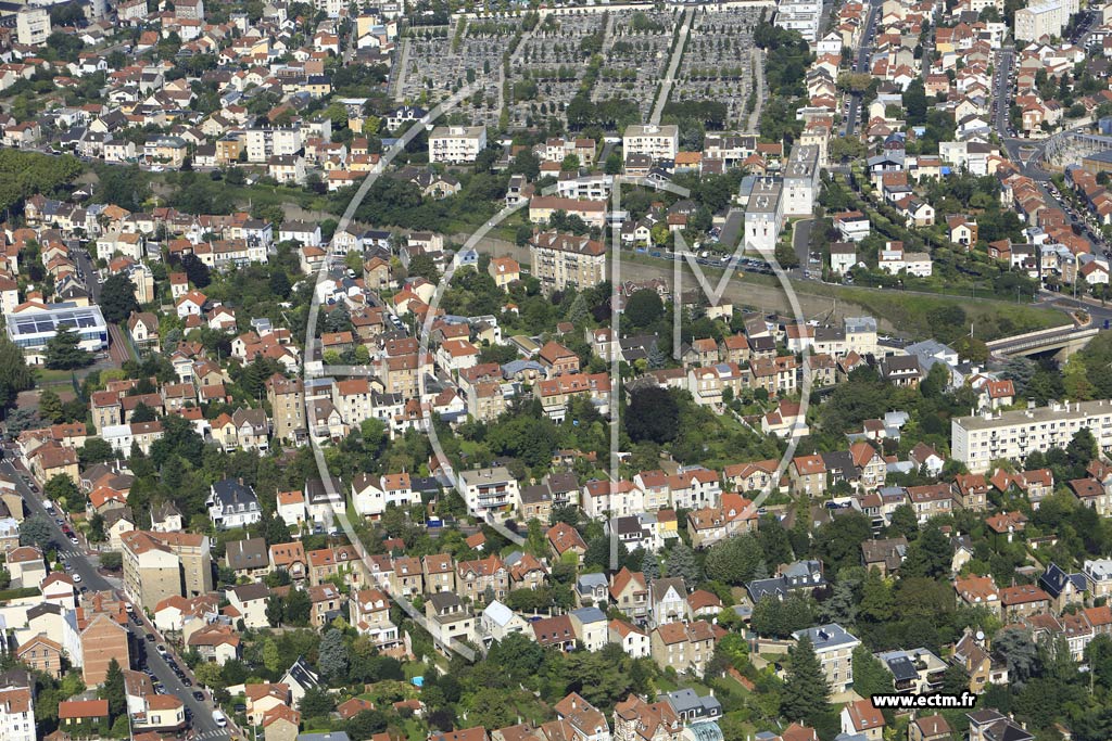 Photo arienne de Clamart (La Fourche)