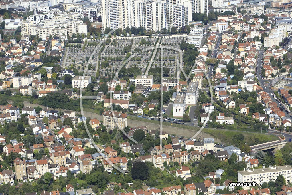 Photo arienne de Clamart (La Fourche)