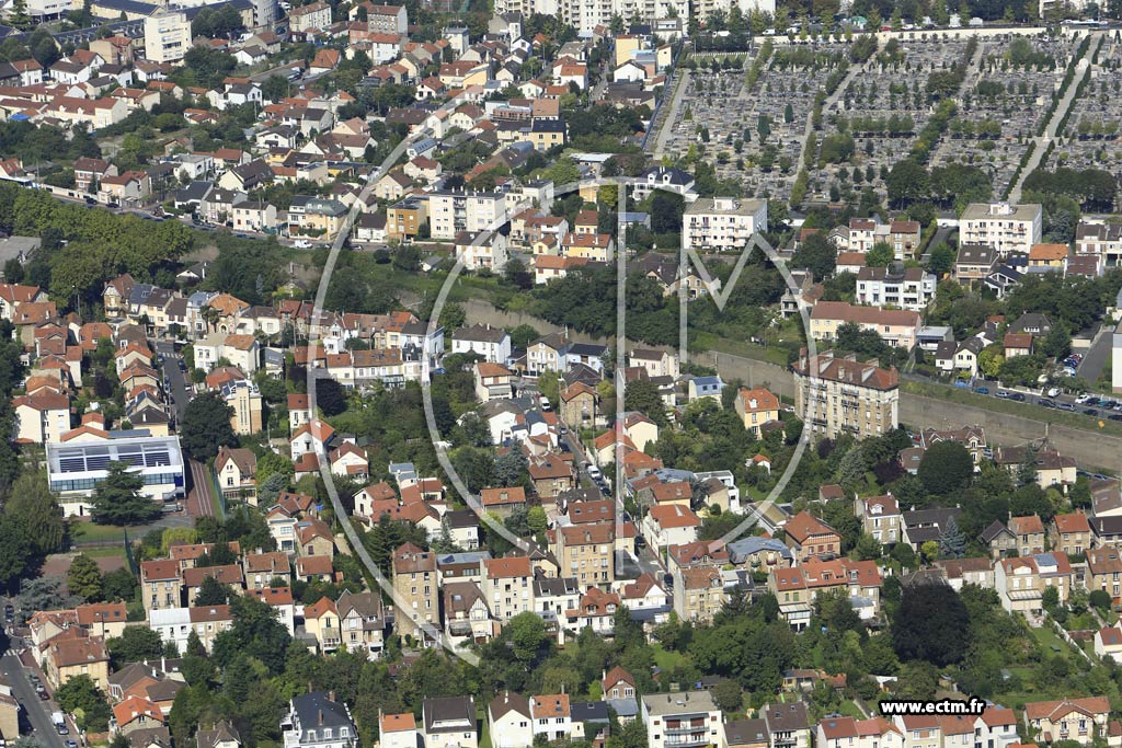Photo arienne de Clamart (La Fourche)