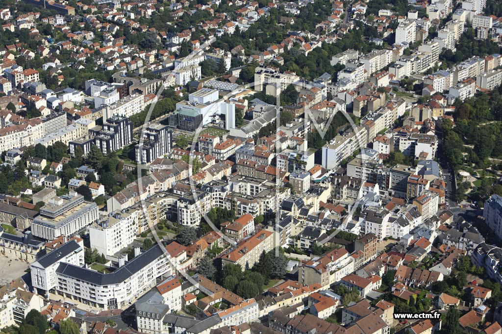 Photo arienne de Clamart (Quartier Centre)