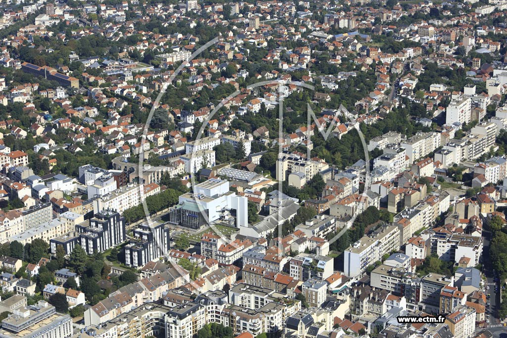 Photo arienne de Clamart (Quartier Centre)