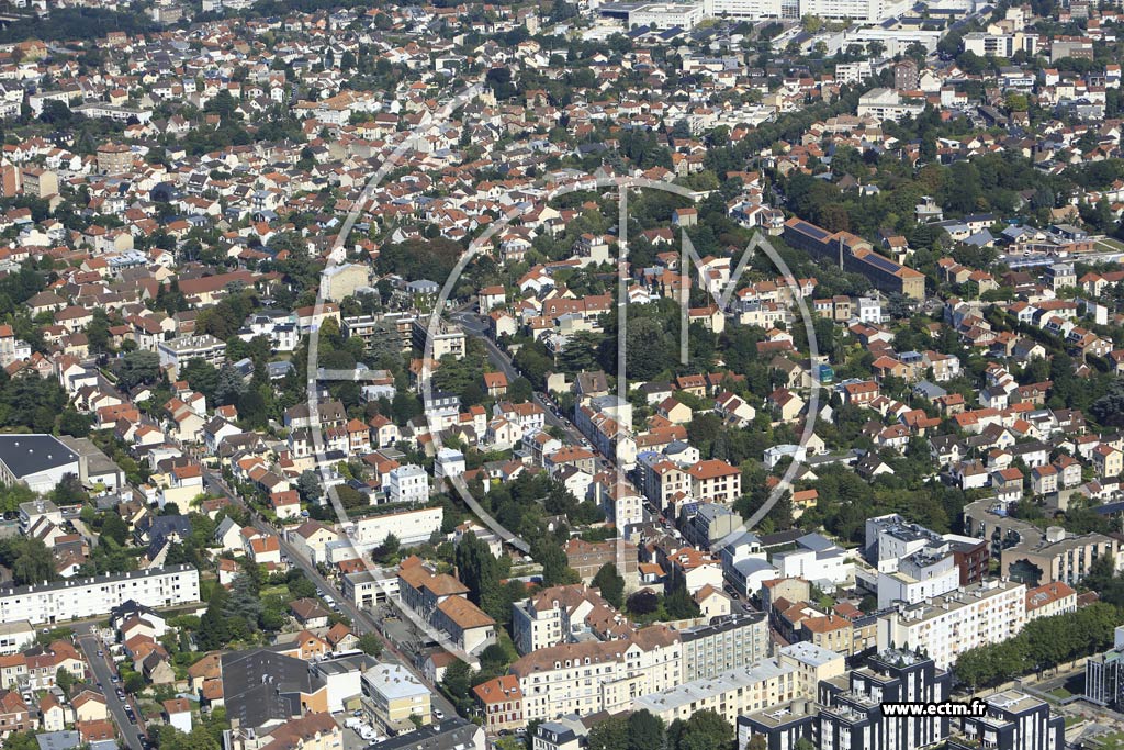 Photo arienne de Clamart (Quartier Centre)