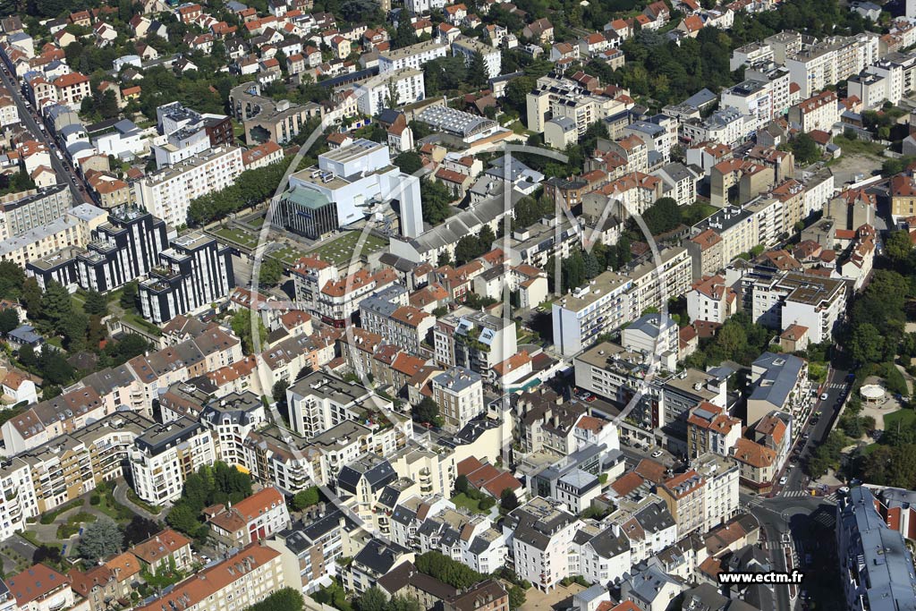 Photo arienne de Clamart (Quartier Centre)