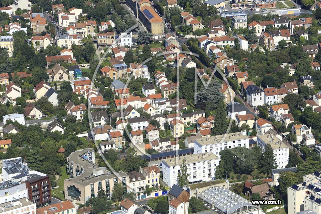 Photo arienne de Clamart (Quartier Centre)