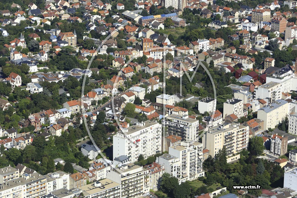 Photo arienne de Clamart (Quartier Gare)
