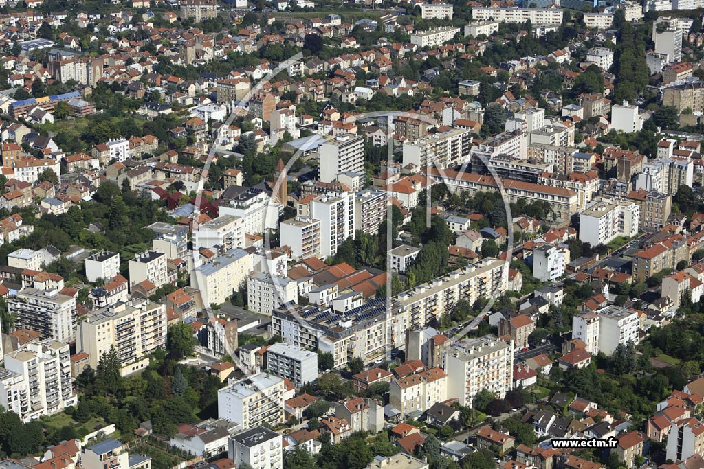 Photo arienne de Clamart (Quartier Gare)