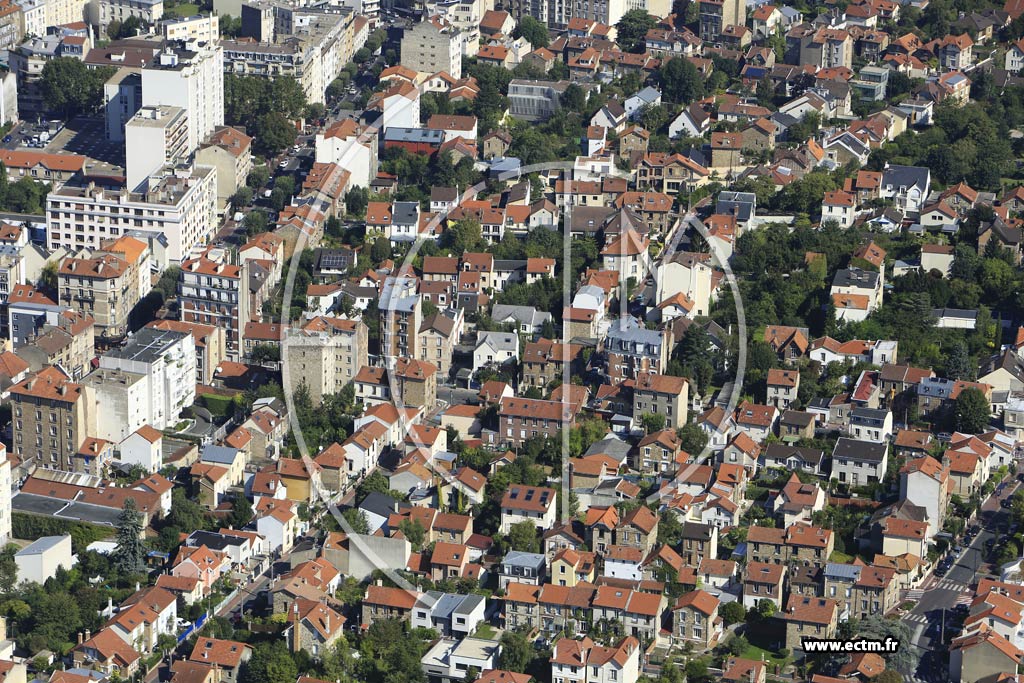 Photo arienne de Clamart (Quartier Gare)