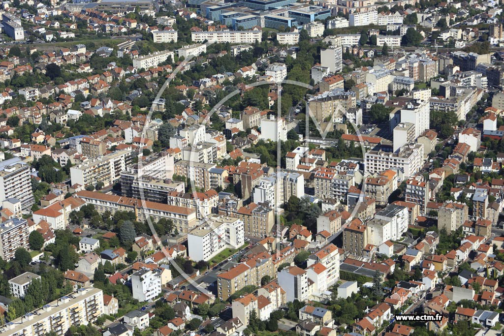 Photo arienne de Clamart (Quartier Gare)
