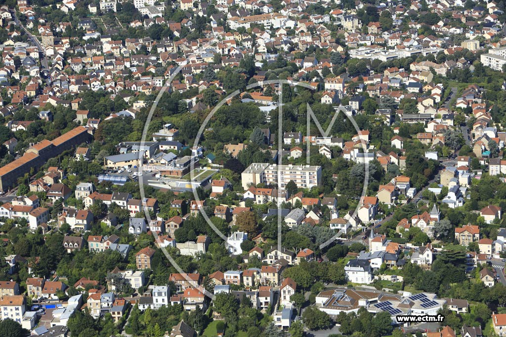 Photo arienne de Clamart (Quartier Gare)