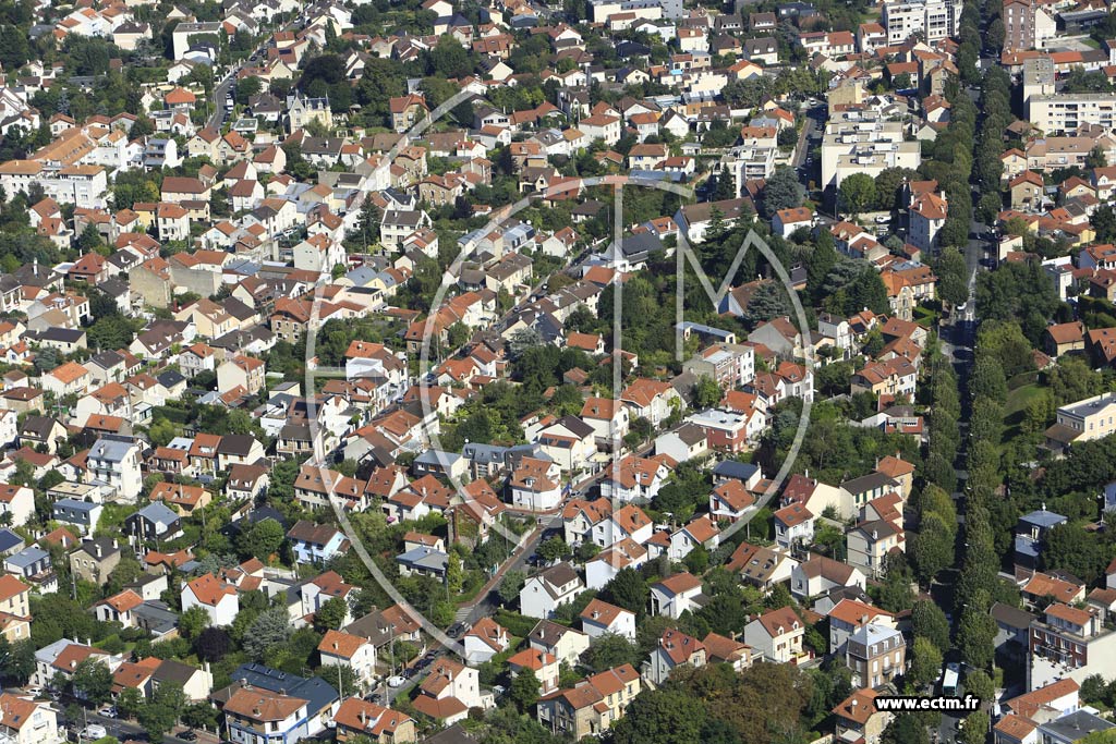 Photo arienne de Clamart (Quartier Percy Schneider)
