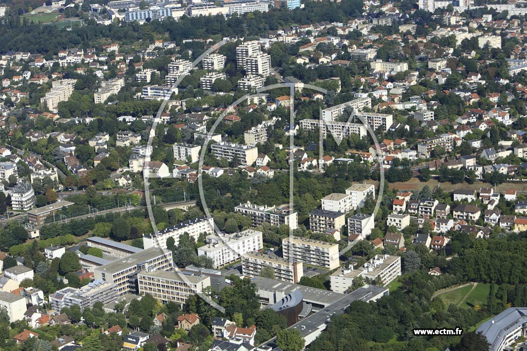 Photo arienne de Fontenay-aux-Roses (Blagis - Gare)