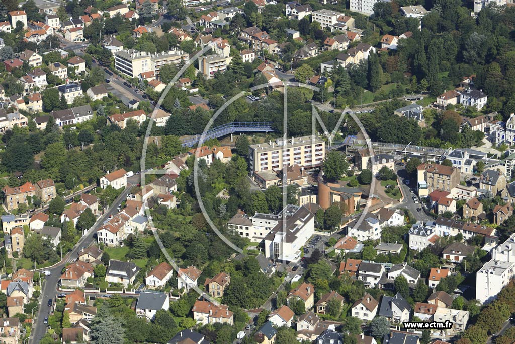 Photo arienne de Fontenay-aux-Roses (Blagis - Gare)