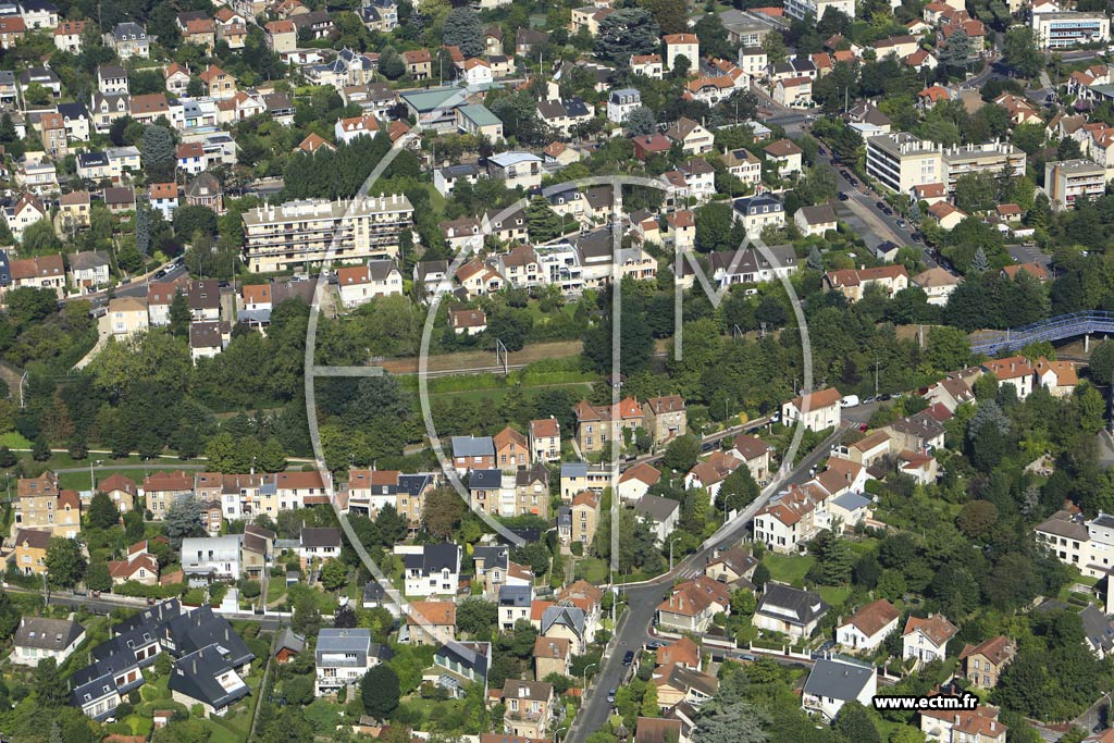 Photo arienne de Fontenay-aux-Roses (Blagis - Gare)