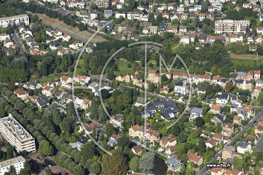 Photo arienne de Fontenay-aux-Roses (Blagis - Gare)