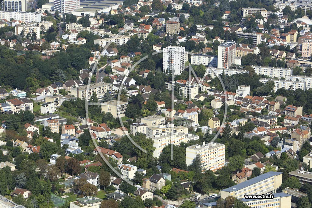 Photo arienne de Fontenay-aux-Roses (Ormeaux - Renards)